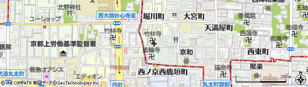 京都府京都市上京区行衛町455周辺の地図