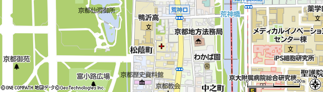 京都府京都市上京区新烏丸頭町147周辺の地図