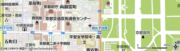 京都府京都市上京区五町目町182周辺の地図