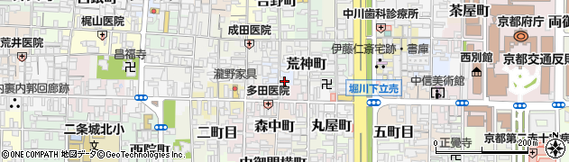 京都府京都市上京区南蟹屋町655周辺の地図