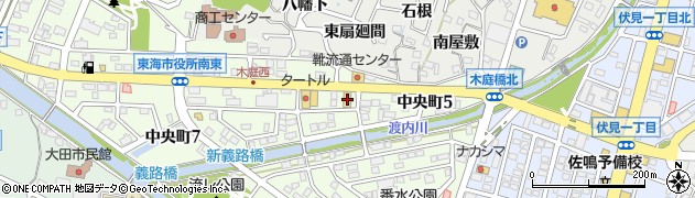 モノ市場東海店周辺の地図