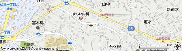 愛知県東海市富木島町勘七脇3周辺の地図