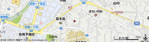 愛知県東海市富木島町向イ121周辺の地図