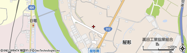 兵庫県神崎郡市川町屋形834周辺の地図