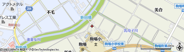愛知県豊田市駒場町新生37周辺の地図