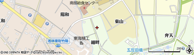 愛知県豊田市和会町（細畔）周辺の地図