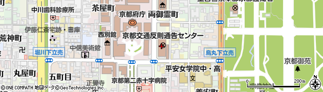 京都府警察本部暴力団離脱相談周辺の地図