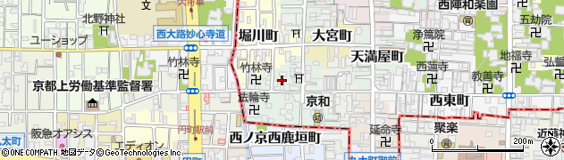 京都府京都市上京区行衛町450周辺の地図