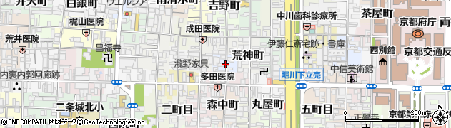 京都府京都市上京区南蟹屋町周辺の地図