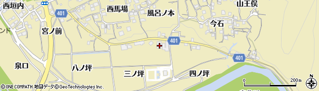 京都府亀岡市保津町（三ノ坪）周辺の地図