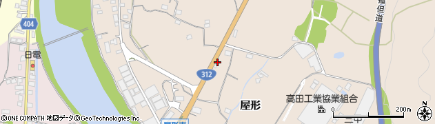 兵庫県神崎郡市川町屋形693周辺の地図