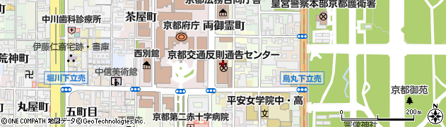 京都府警察本部　警察総合相談室周辺の地図