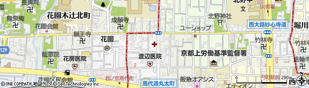 京都府京都市中京区西ノ京馬代町3周辺の地図