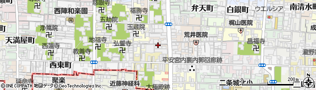 京都府京都市上京区十四軒町周辺の地図