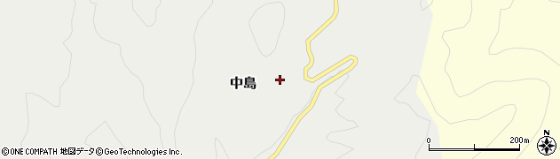愛知県新城市中島（山口）周辺の地図