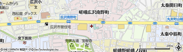 太秦病院附属うずまさ第二診療所周辺の地図