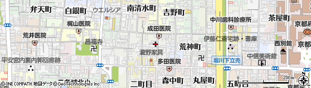 京都府京都市上京区家永町周辺の地図