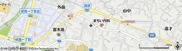 愛知県東海市富木島町勘七脇18周辺の地図