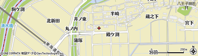 愛知県刈谷市泉田町半崎226周辺の地図