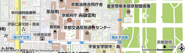 京都府京都市上京区常泉院町周辺の地図