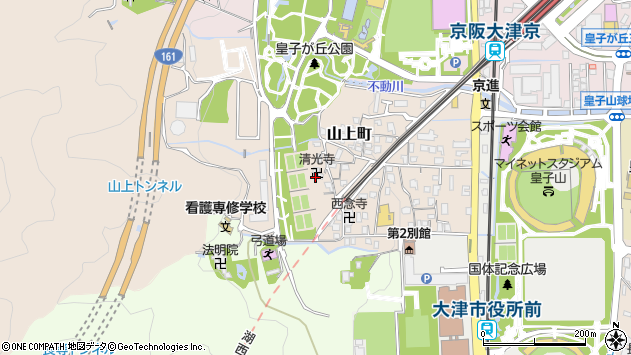 〒520-0038 滋賀県大津市山上町の地図