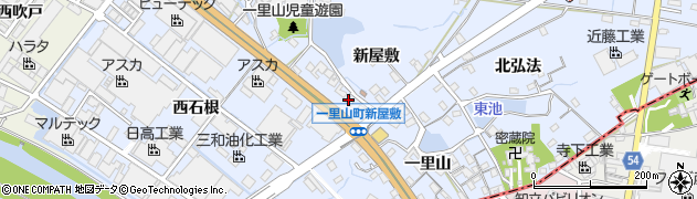 愛知県刈谷市一里山町新屋敷30周辺の地図