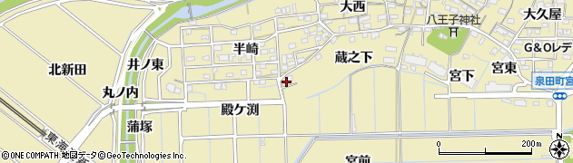 愛知県刈谷市泉田町半崎53周辺の地図