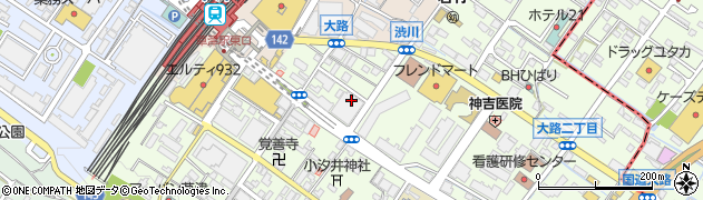 タイムズ滋賀銀行草津支店駐車場周辺の地図
