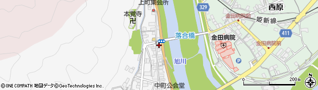 岡山県真庭市落合垂水72周辺の地図