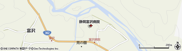 静岡富沢病院周辺の地図