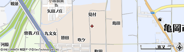 京都府亀岡市吉川町穴川見付周辺の地図
