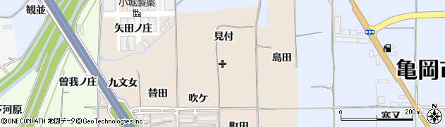 京都府亀岡市吉川町穴川（見付）周辺の地図