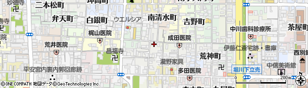 京都府京都市上京区西天秤町152周辺の地図