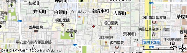 京都府京都市上京区西天秤町154周辺の地図