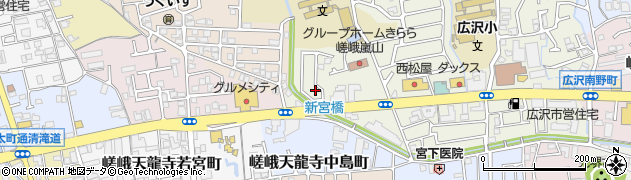 新宮橋周辺の地図