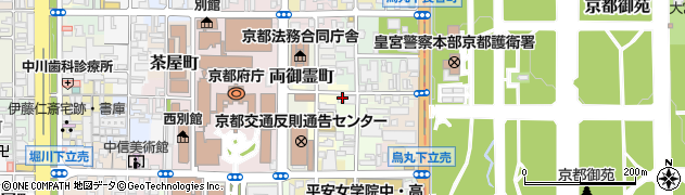 京都府京都市上京区西出水町109周辺の地図