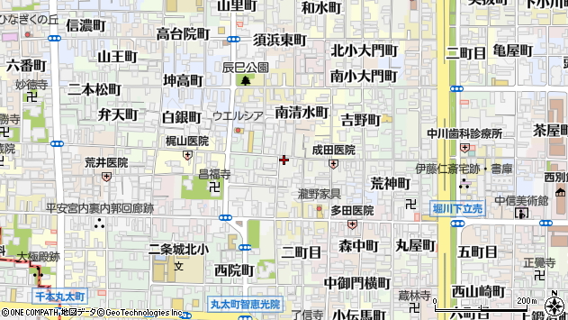 〒602-8109 京都府京都市上京区西天秤町の地図