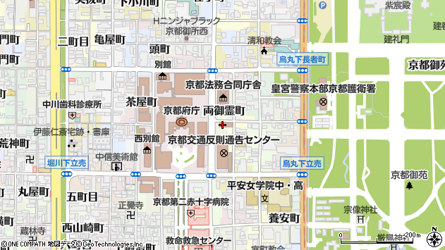 〒602-8017 京都府京都市上京区西出水町の地図