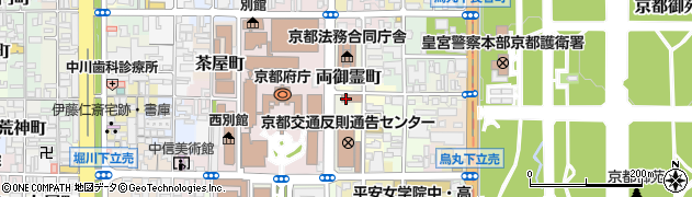 京都府京都市上京区西出水町周辺の地図