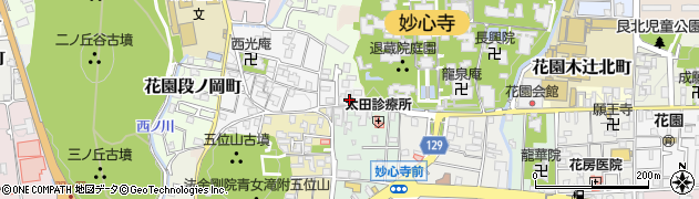 京都府京都市右京区花園宮ノ上町56周辺の地図