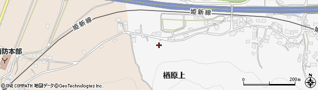 岡山県美作市楢原上周辺の地図