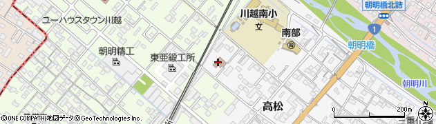 川越町役場　おひさま児童館周辺の地図