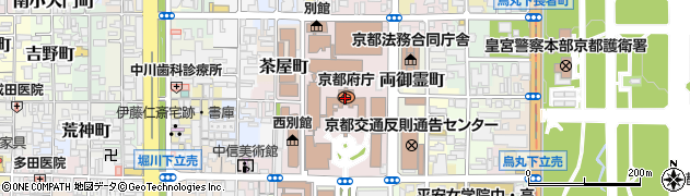 京都府庁周辺の地図