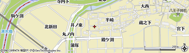 愛知県刈谷市泉田町半崎199周辺の地図