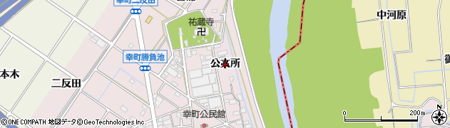 愛知県豊田市幸町（公文所）周辺の地図