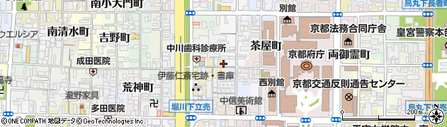 京都府京都市上京区四町目187周辺の地図