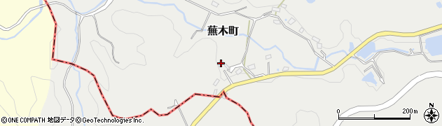 愛知県豊田市蕪木町（井山）周辺の地図