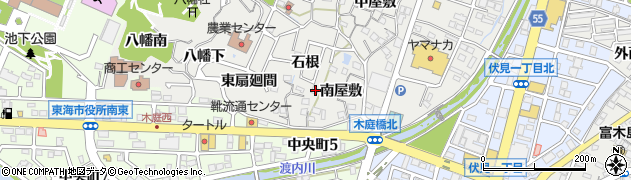愛知県東海市富木島町石根79周辺の地図