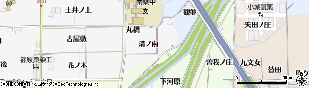 京都府亀岡市稗田野町太田（溝ノ向）周辺の地図