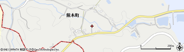 愛知県豊田市蕪木町中屋敷周辺の地図